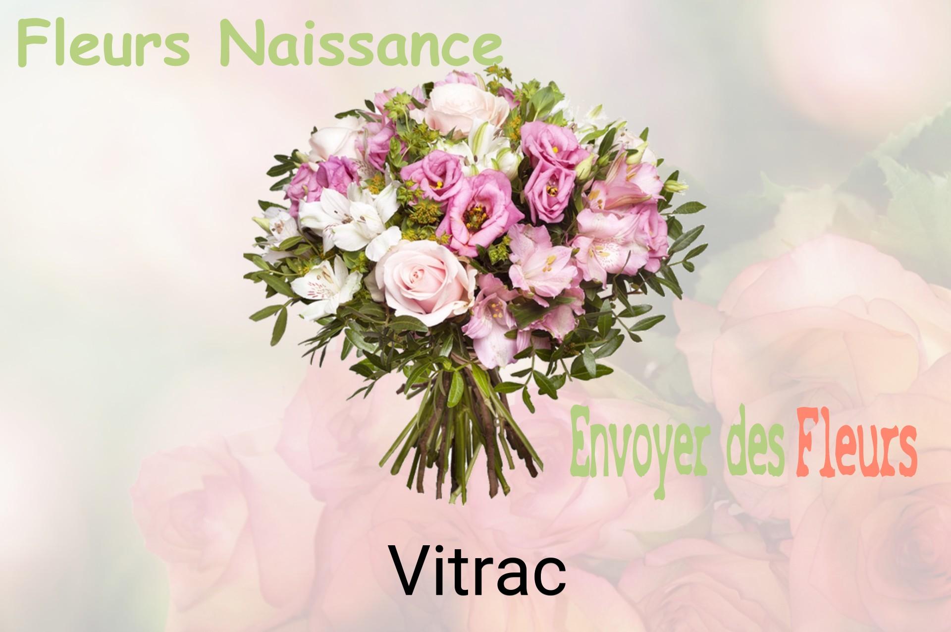 Bouquet de fleurs de naissance livré à Vitrac